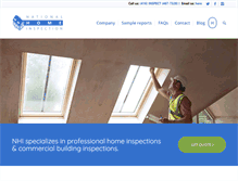 Tablet Screenshot of nationalhomeinspection.ca
